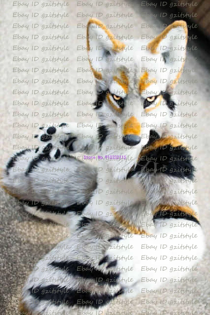 Полный комплект на заказ реальное фото Серый Волк Хаски собака костюм лиса