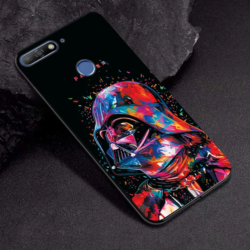 TPUBLK621 Чехол Marvel Hero для huawei Honor 7A 5,45 для huawei Honor 7A Pro, черный ТПУ, Железный человек, мягкий ТПУ для huawei Honor 7 A Pro, 5,7 дюйма - Цвет: TPUBLK621