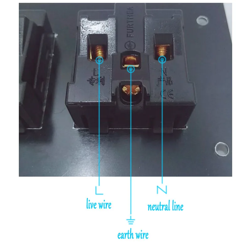 Панель из алюминиевого сплава AC 110-240V USB аудио VGA Сеть HDMI интерфейс UK/EU/US/CN электрическая розетка плата питания Китай переходник