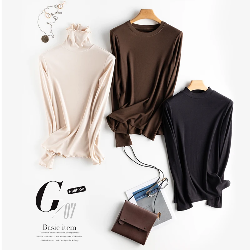 Женские нагрева пуловер со вставкой в виде тонкого помола рубчик с длинными