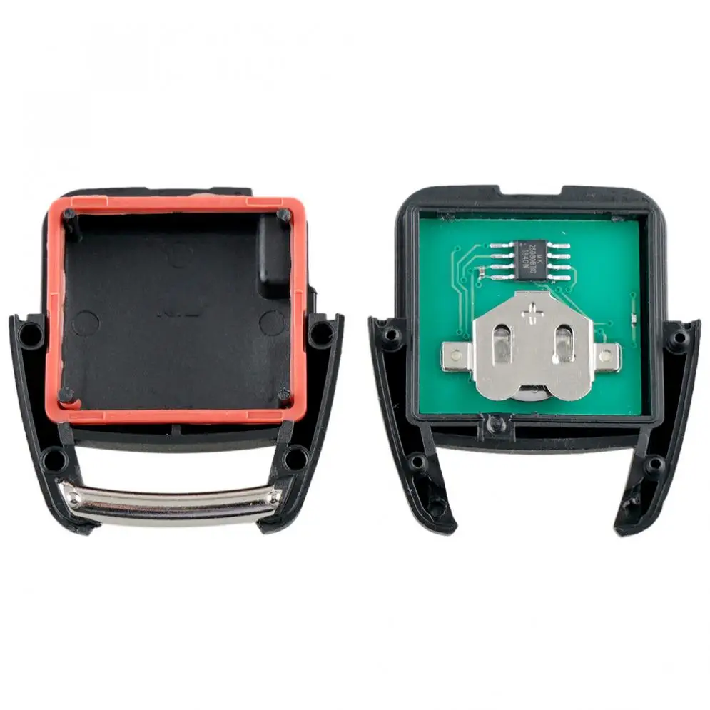 433 МГц 2 кнопки дистанционного ключа автомобиля с чипом ID40 и лезвием HU43