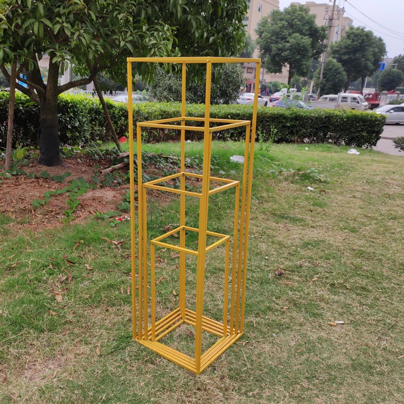 4 шт./компл. кованая железная подставка свадебные реквизиты искусственные цветы