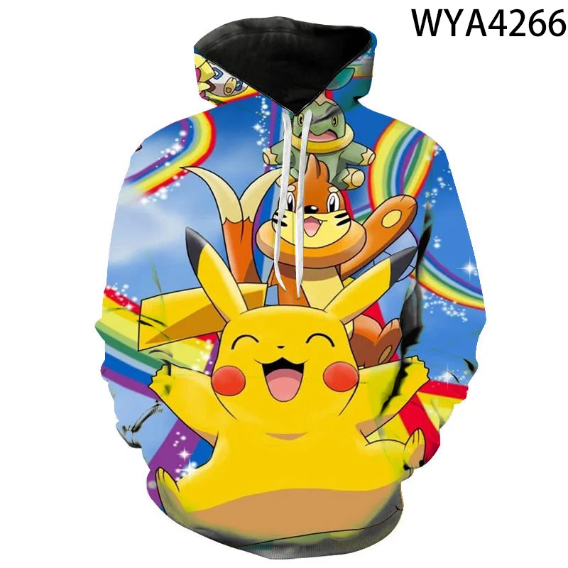 

2021 spring and autumn new men's hoodie 3D printing anime elf children fashion casual jacket jacket men