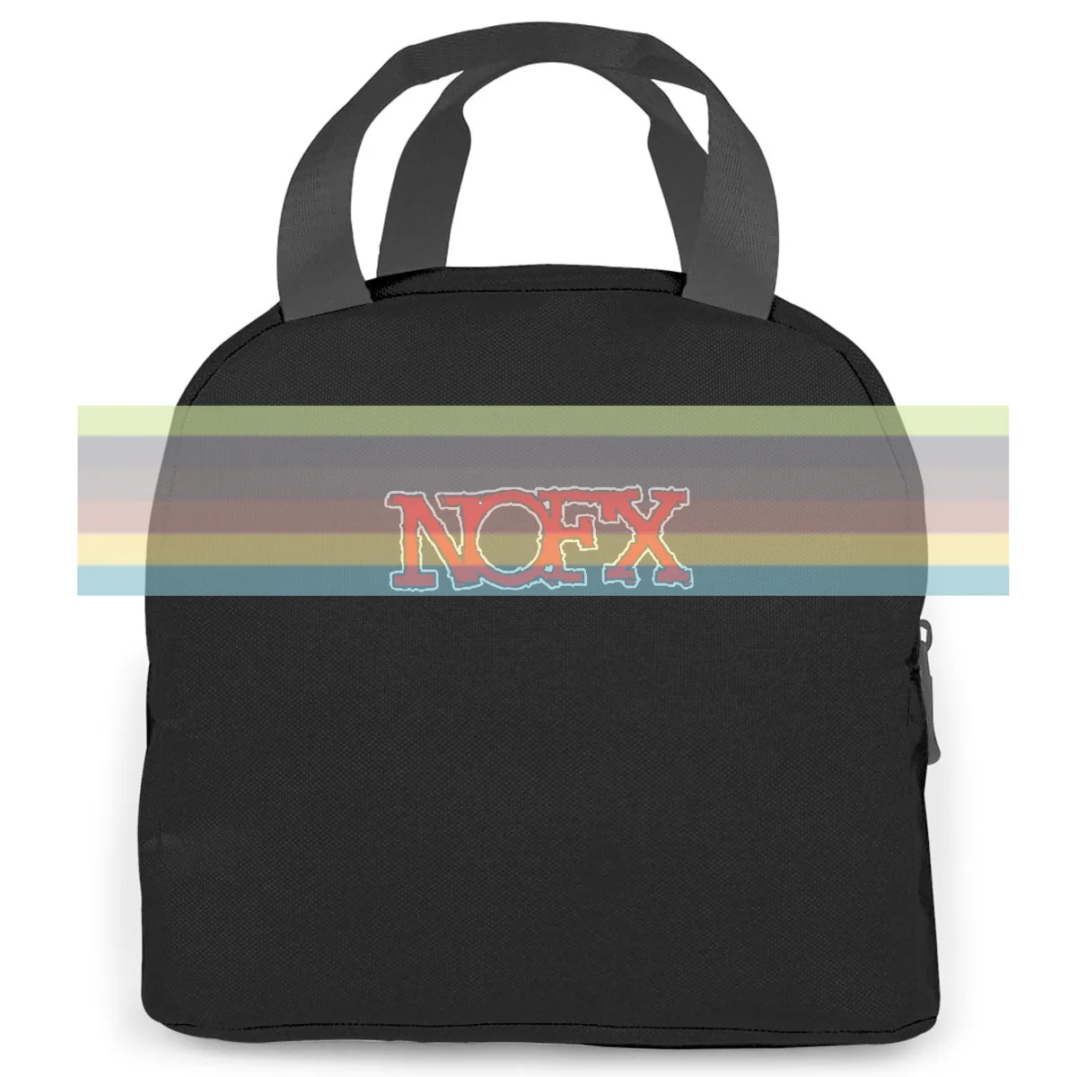 

New NOFX Rock Band Hip Hop women men Portable insulated lunch bag adult