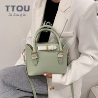 pu leather crossbody bags for women 2021 fashion trendy solid color female shoulder bags ladies simple top handle handbags tote