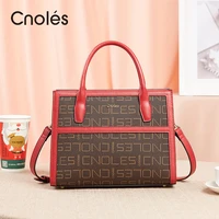 cnoles summer large shoulder bag women travel bags pvc quailty bag female luxury handbags women bags brown