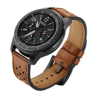 Ремешок для часов Samsung Galaxy watch 46 мм Gear S3 Frontier amazfit bip, браслет из натуральной кожи в стиле ретро для Huawei GT2 Pro, 22 мм