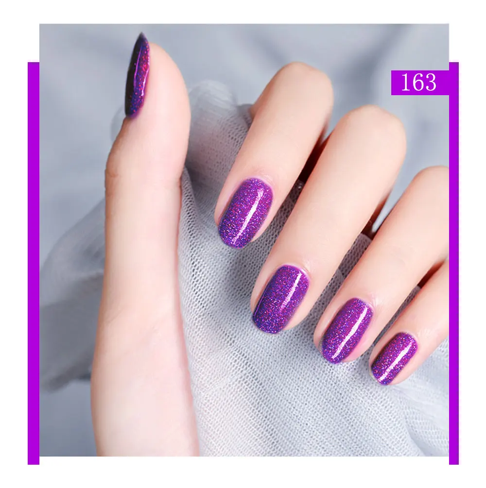 Beautilux Rainbow Гель-лак для ногтей Голографический блеск УФ-LED Nails Art Design Гели Лак