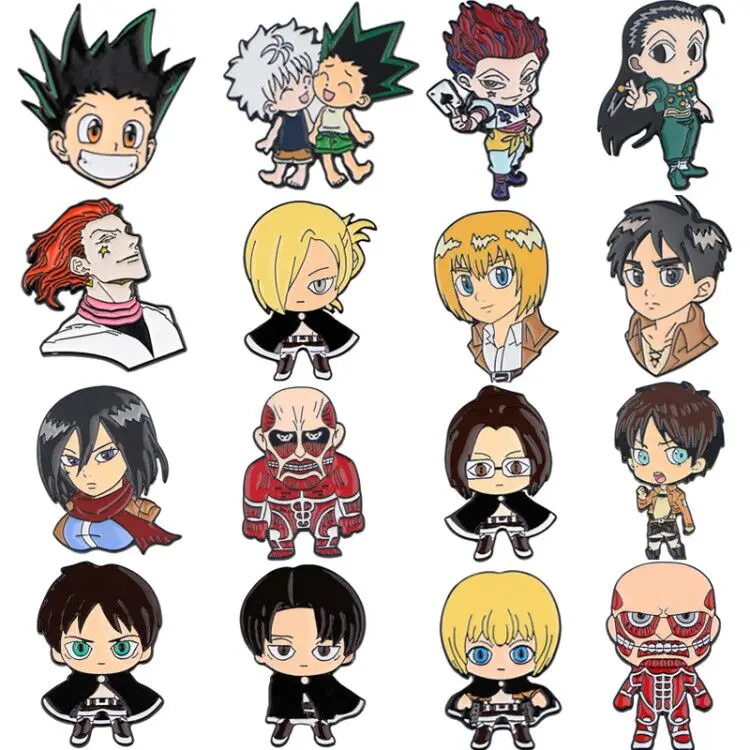 

BH1495 Blinghero Anime Figure Enamel Pin Brooch Badge Lapel Pin Backpack Collar Hat Women Men Jewelry Gifts