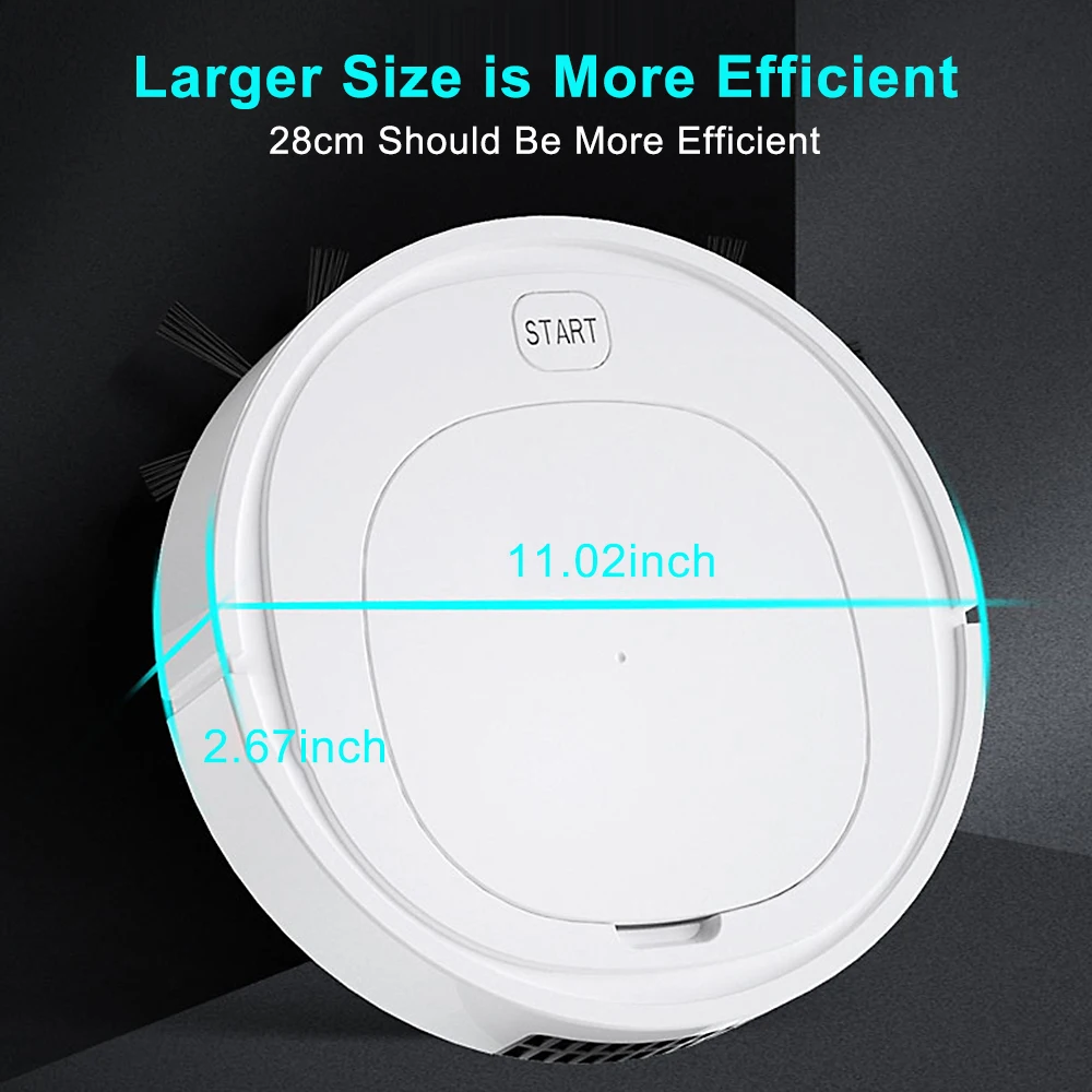 

1800pa 3 in 1 ES28 Smart Robot Vacuum Cleaners Rechargeable USB Auto Smart Sweeping Dry Wet Mop Clean Robot Sweeping Cleaner