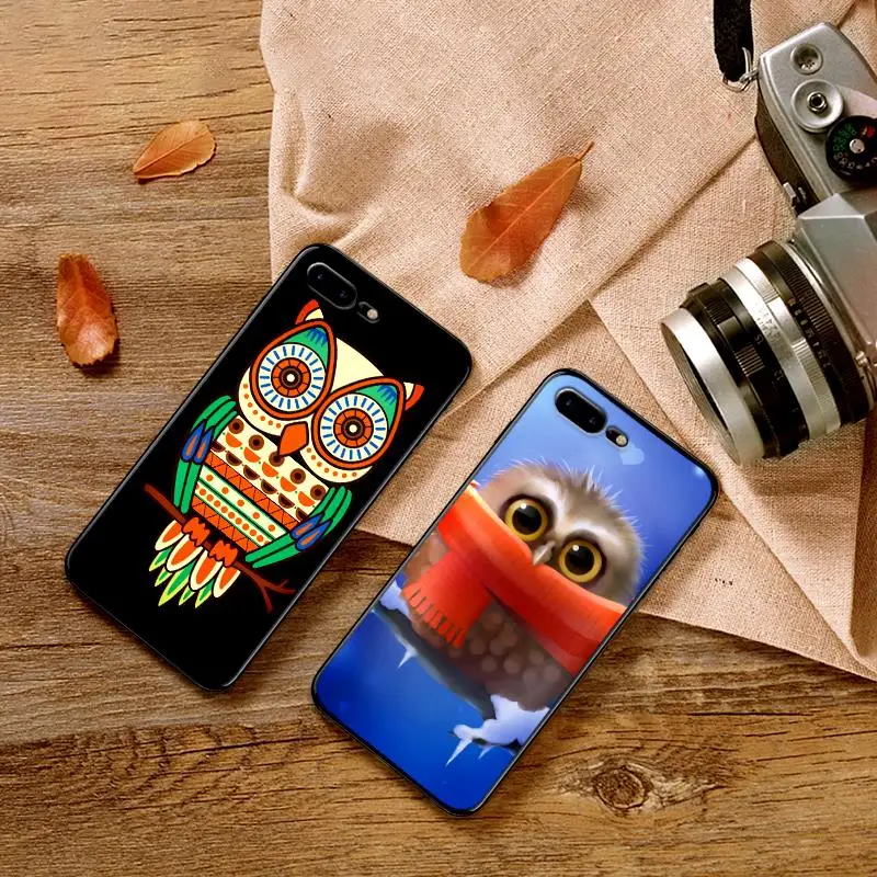 Мультфильм Сова чехол для телефона Xiaomi Mi6 mi9 8 Lite SE макс 3 9E 5X 6X F1 A1 A2 6 Чехол Мягкий