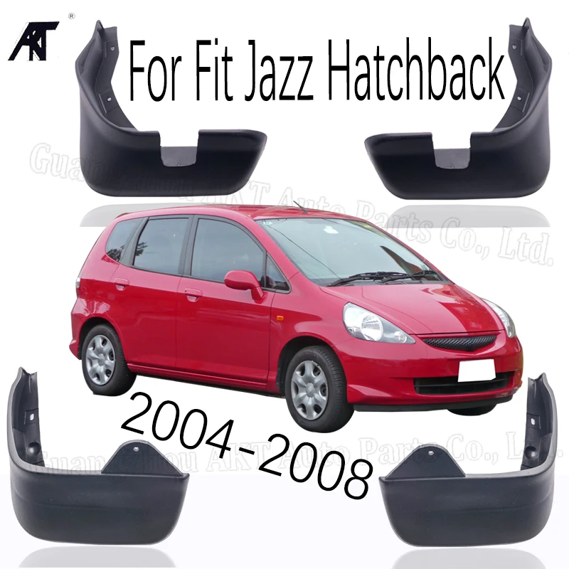 Щитки от грязи для хэтчбека Honda Fit Jazz 2006 2007 2008 набор литых брызговиков брызговики
