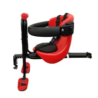 child ajustable bike safety seat bicycle front mount baby carrier seat with handrail for kids children