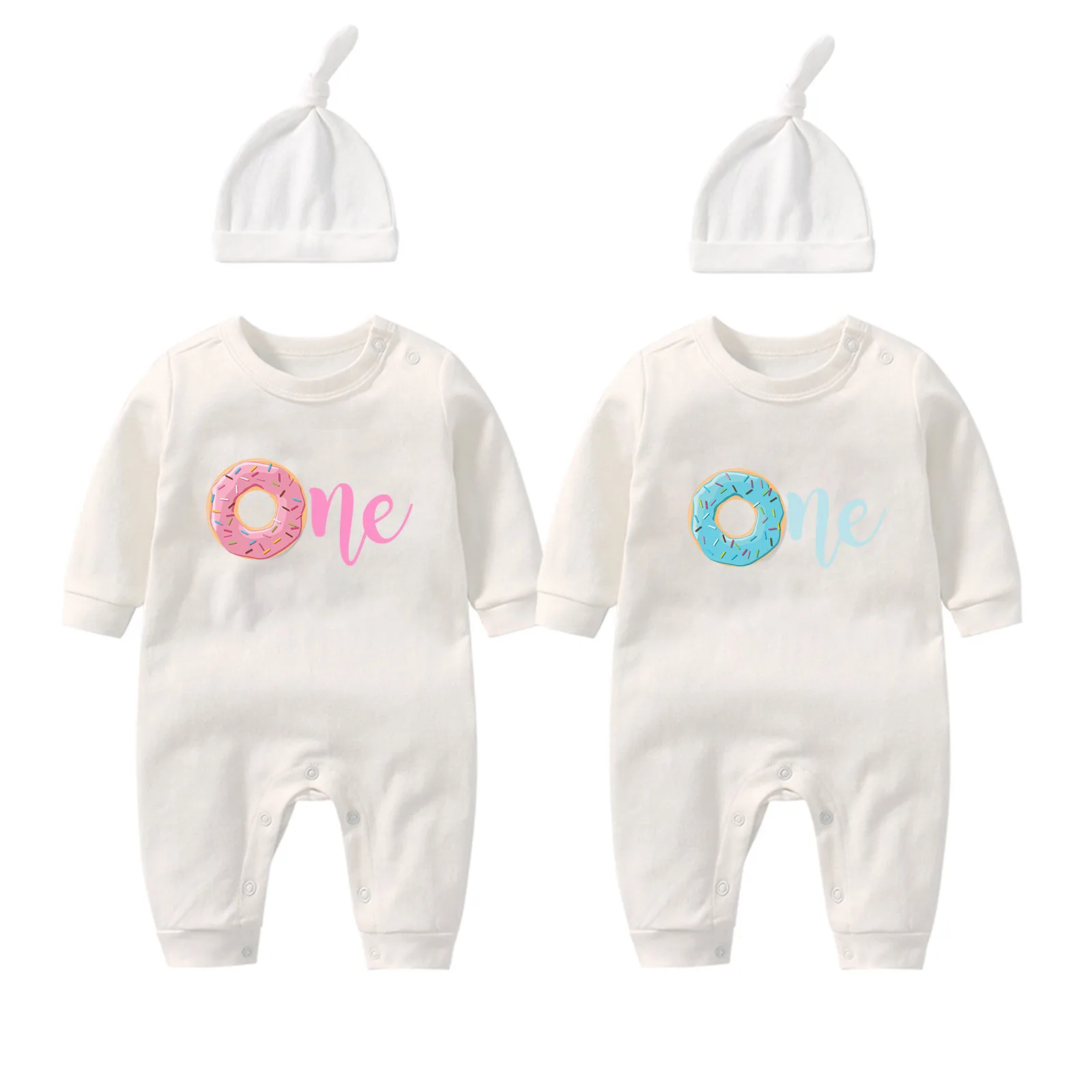 

YSCULBUTOL детская хлопковая цельная пончики одинарная/двойная детская одежда случайных цветов оптом/в розницу