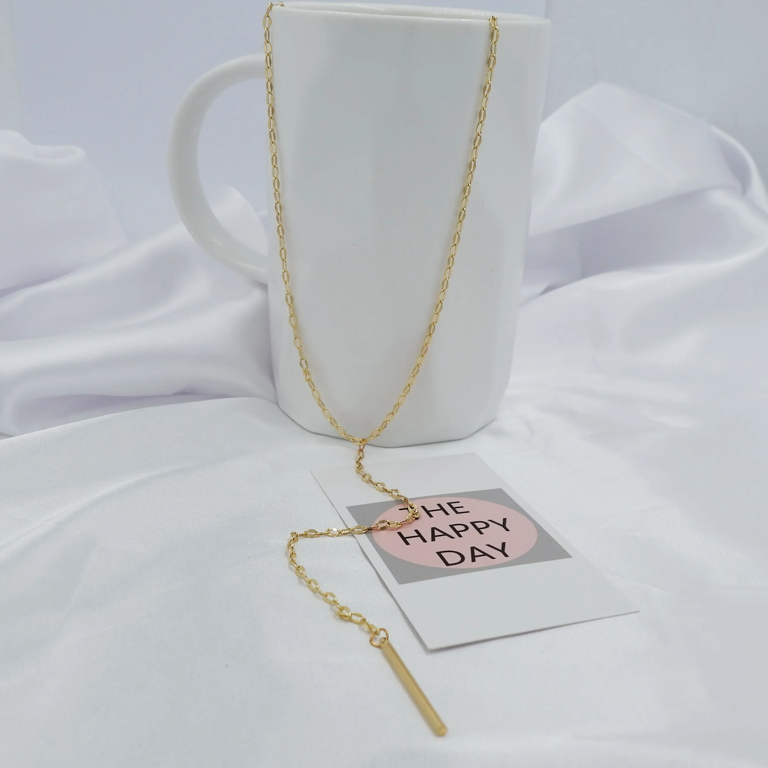 Колье и серьги женские с жемчужной цепочкой в Корейском стиле | Украшения