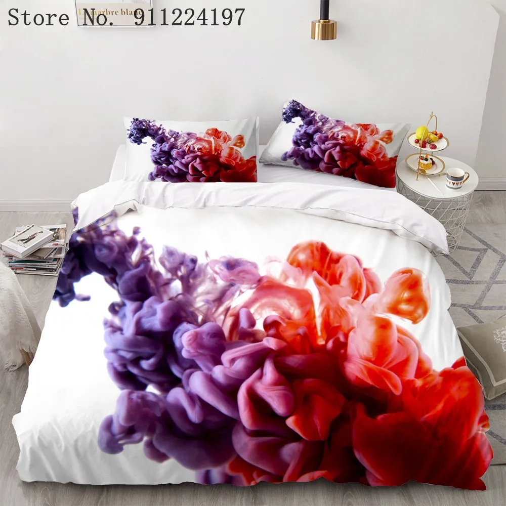 Красивый комплект постельного белья 3D новый стиль модный облако пододеяльник