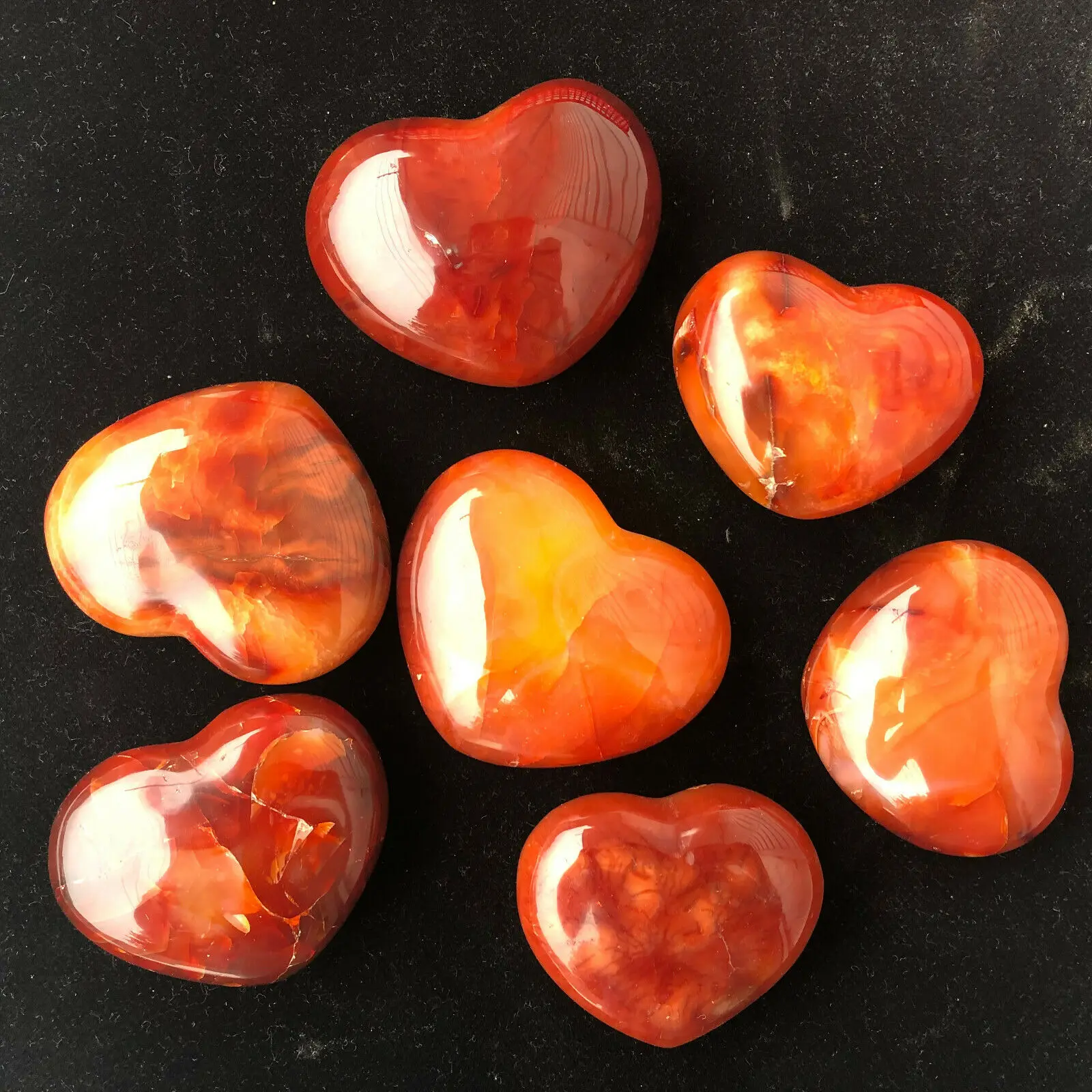 

Gorgeous Rare Carnelian Geode Crystal Quartz Agate heart Polished Specimen Natural stones and Minerals Rated 5.0 /5 based on 1 c