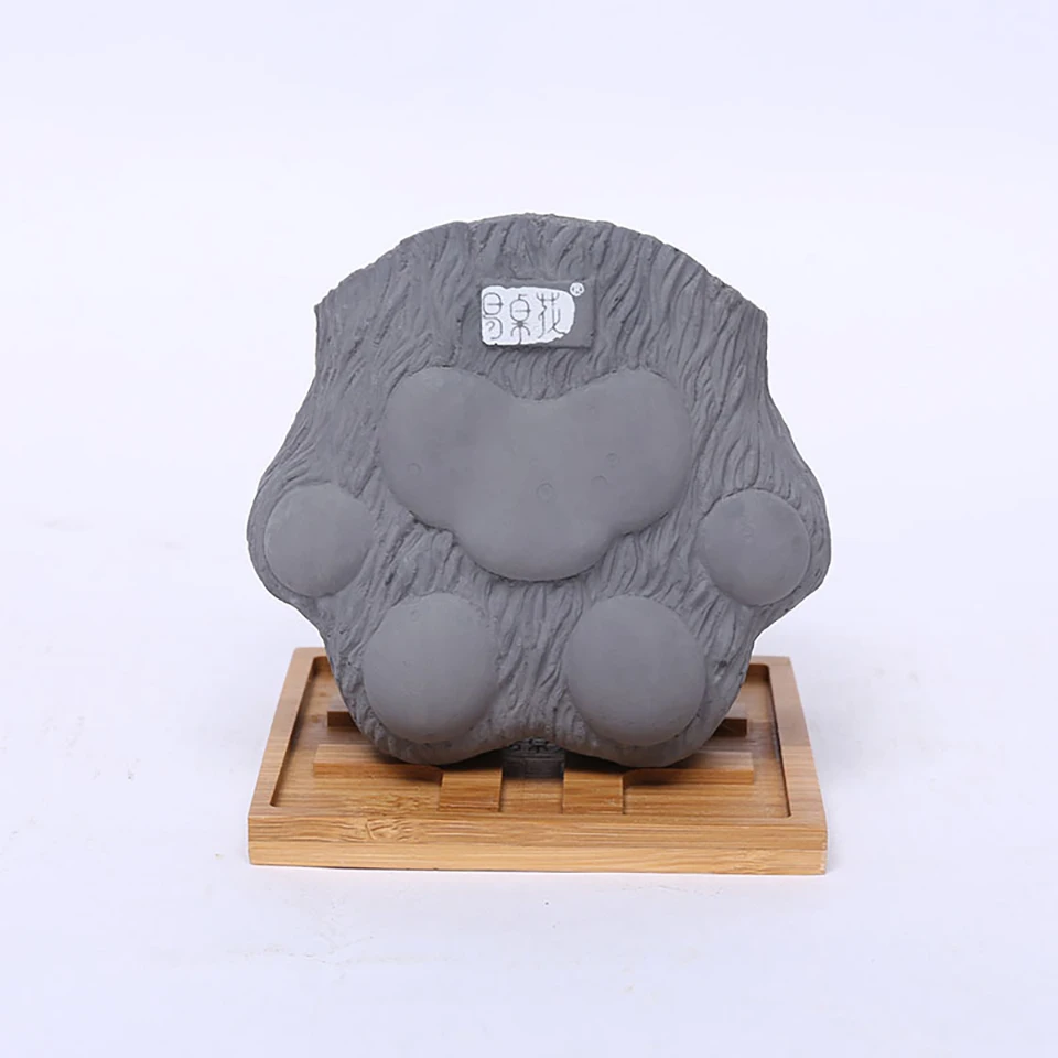 Cute Design Cat Claw Cement Flower Pot Succulent Bonsai Desk Wall Hanging Orchid Planter Cache Container Balcony Decor | Дом и сад