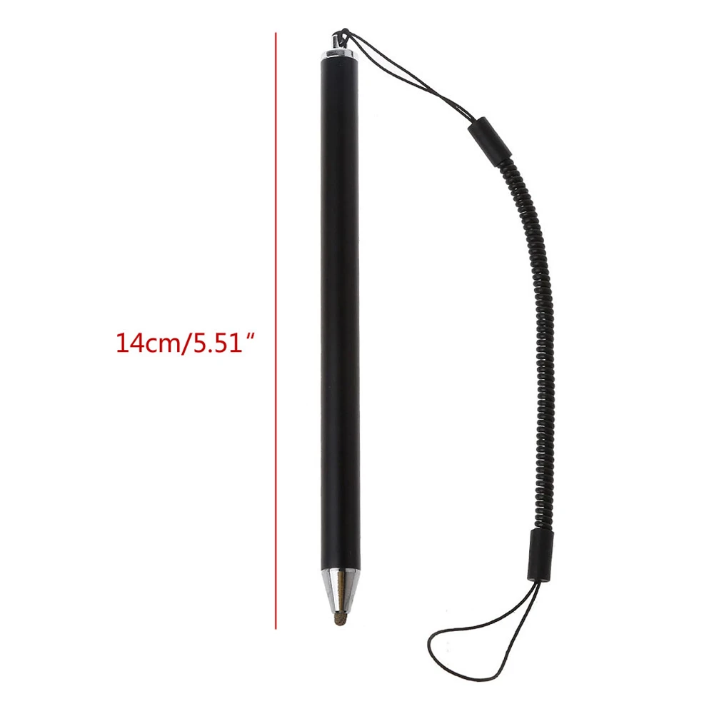 

1PC Touch Screen Stylus Pen for Smart Phone Tablet Fibre Stylus Mesh Micro Fiber Tip Pen Wear-resistance with Anti-lost Lanyard