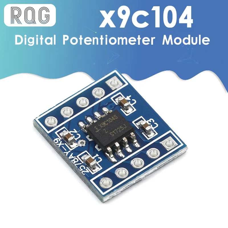 

x9c104 digital potentiometer module 100 digital potentiometer to adjust the bridge balance