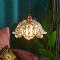 brass glass japanese chandelier household bedroom bed head dining room bar internet star bb lamp bay window balcony lamp
