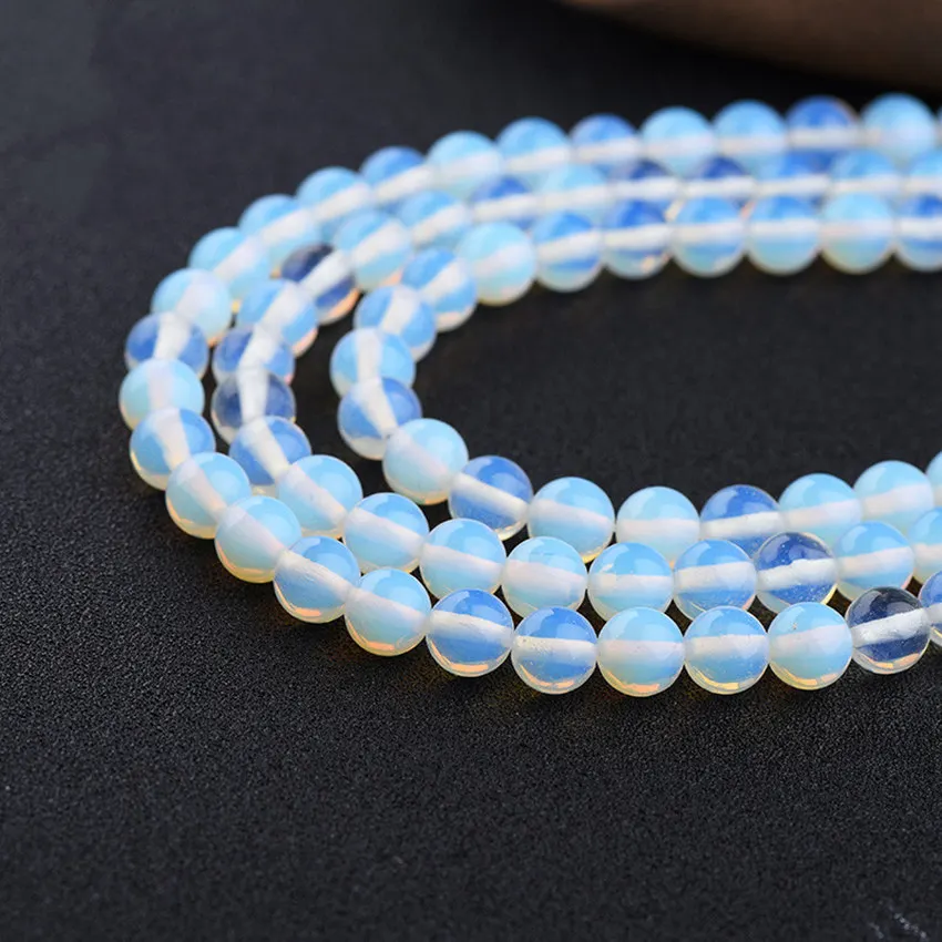 Оптовая цена Камень Опал Кристалл Свободные Круглые бусины для изготовления