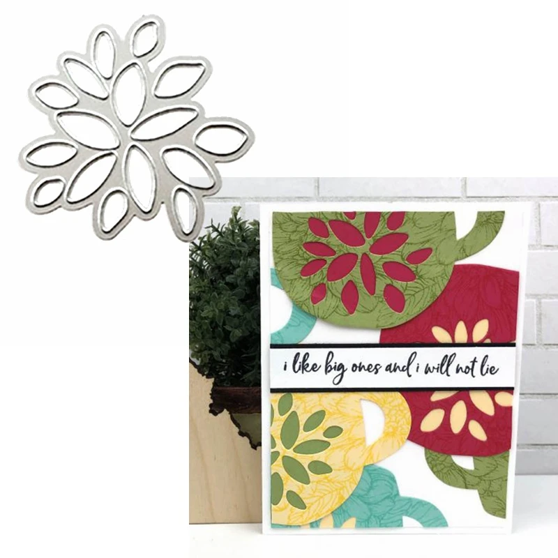 Металлические пресс формы в виде лепестков для больших пальцев трафареты