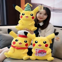 tomy new 30cm anime pokemon plush toy pikachu doll soft plush toy filling decoration childrens xmas gift birthday best gift