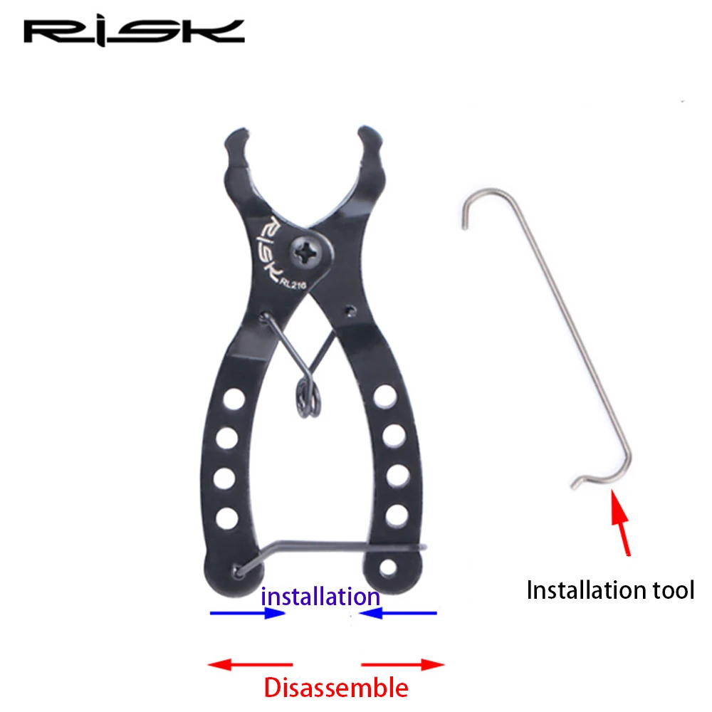 

Bicycle Chain Quick Link Button Tool Quick Release Bike Removal Installation Pliers Rivet Closure Removal Install Wrench