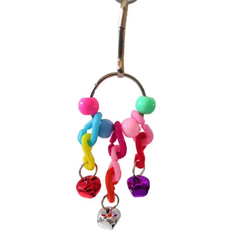 Подвесная игрушка гамак качели для попугаев лестница жевательные игрушки