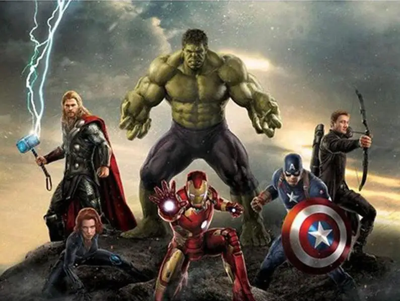 Алмазная живопись h3090 мультяшный супербоевой герой полная вышивка мозаика