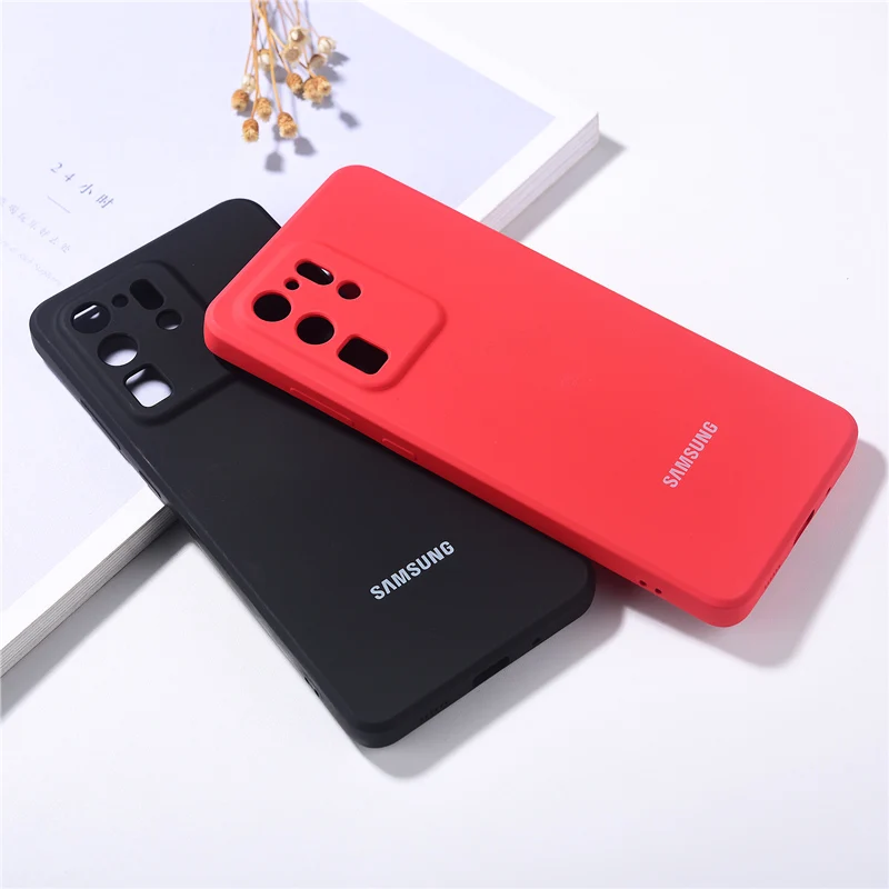 Оригинальный Мягкий силиконовый чехол для Samsung Galaxy Note 20/S20/S21 Ultra 5G Note10 S21 + S20FE