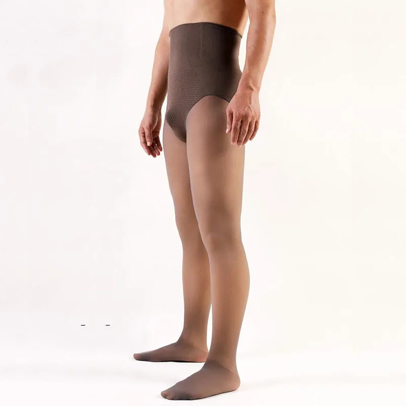 Men Sexy Warm Underwear Hip Lifting Slim Legs Winter Plush Thickened Tights Socks Penile Sheath Cock Pouch Thermal Pantyhose |