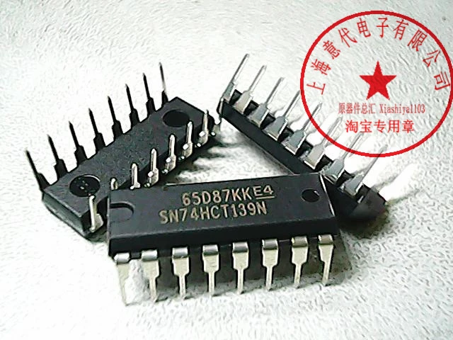10 шт. SN74HCT139N 74HCT139 CT139N двойной 2-линейный к 4-линейный декодеры/DEMULTIPLEXERS IC NEW |