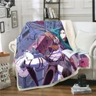 Мягкое зимнее одеяло Levi, Флисовое одеяло для кровати, теплая накидка на диван из шерпы, Фланелевое Двухслойное флисовое аниме одеяло