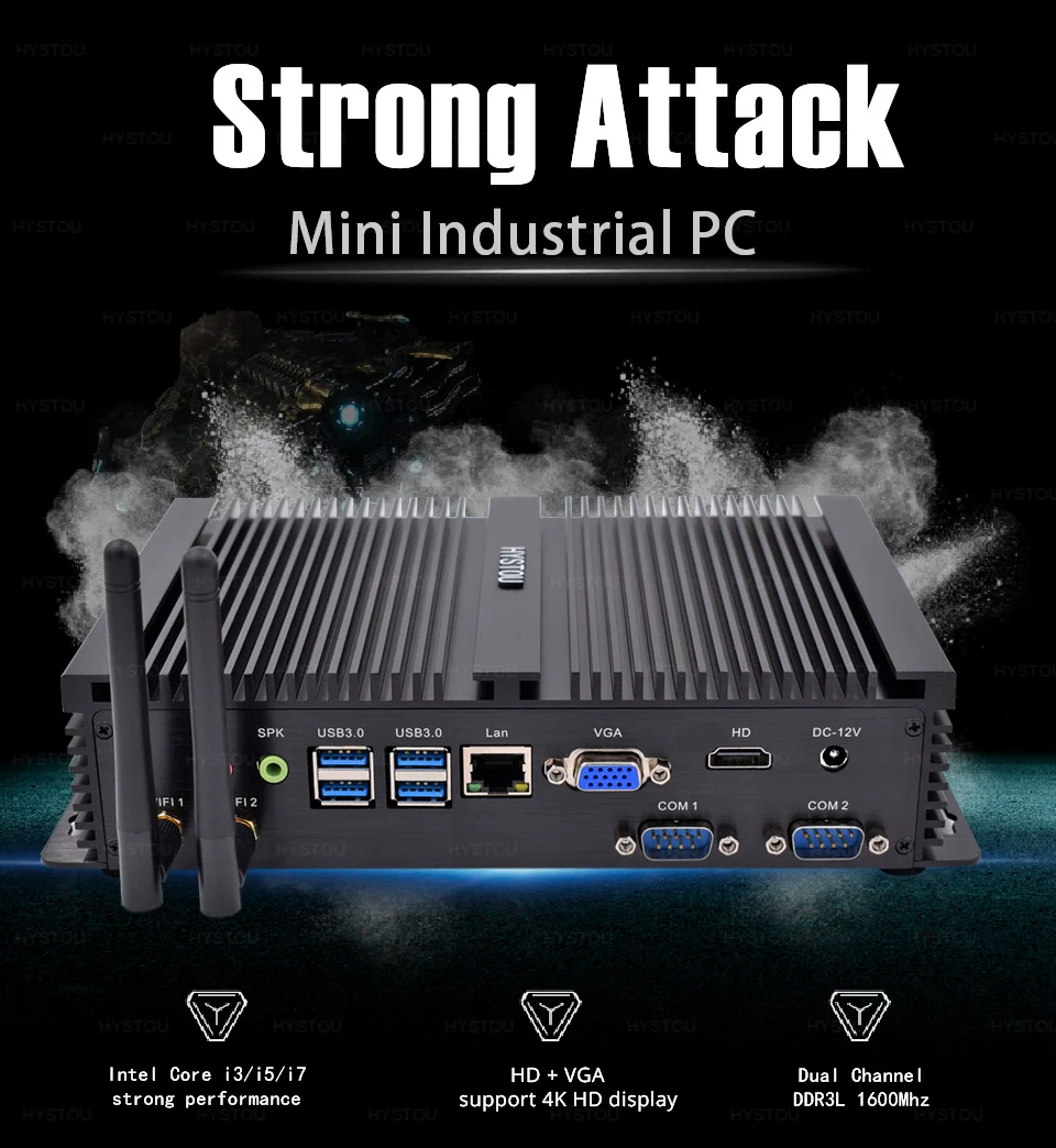 

Intel Core i3 i5 i7 Industrial Mini PC Windows 10 i3 8145u i5 8250u ITX Aluminum Rugged Fanless Computer 2 RS232 COM Minipc