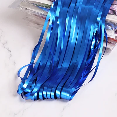 matte royal blue 2 м 3 м блестящая металлическая фольга занавеска дверь дождь свадебное украшение день рождения украшения дети фото реквизит занавеска С Блестками - Цвет: matte royal blue