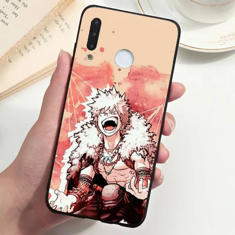 

Katsuki Bakugo Boku my Hero Academia Phone Case For Huawei honor Mate P 9 10 20 30 40 Pro 10i 7 8 a x Lite nova 5t