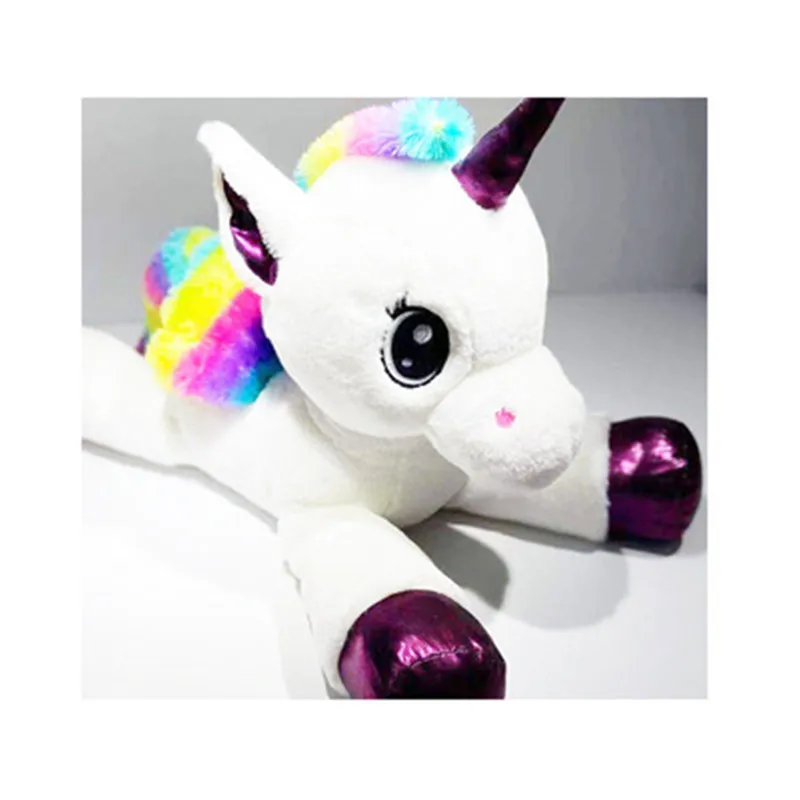 

60cm New Rainbow Unicorn Plush Doll Little Pegasus Soft and Comfortable Girl Pillow Fashion Home Mat Decoration Birthday Gift