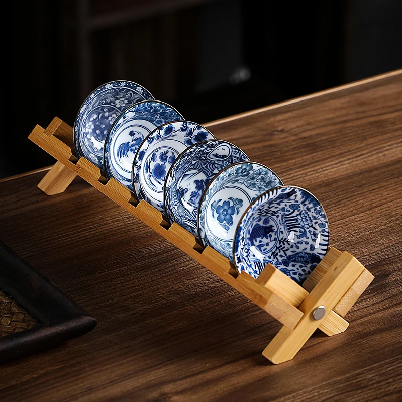 

Китайская керамическая чайная чашка, набор, роскошная винтажная чайная чашка кунг-фу из 6 предметов, портативный подарок целадон, чашка Da Tea, ...