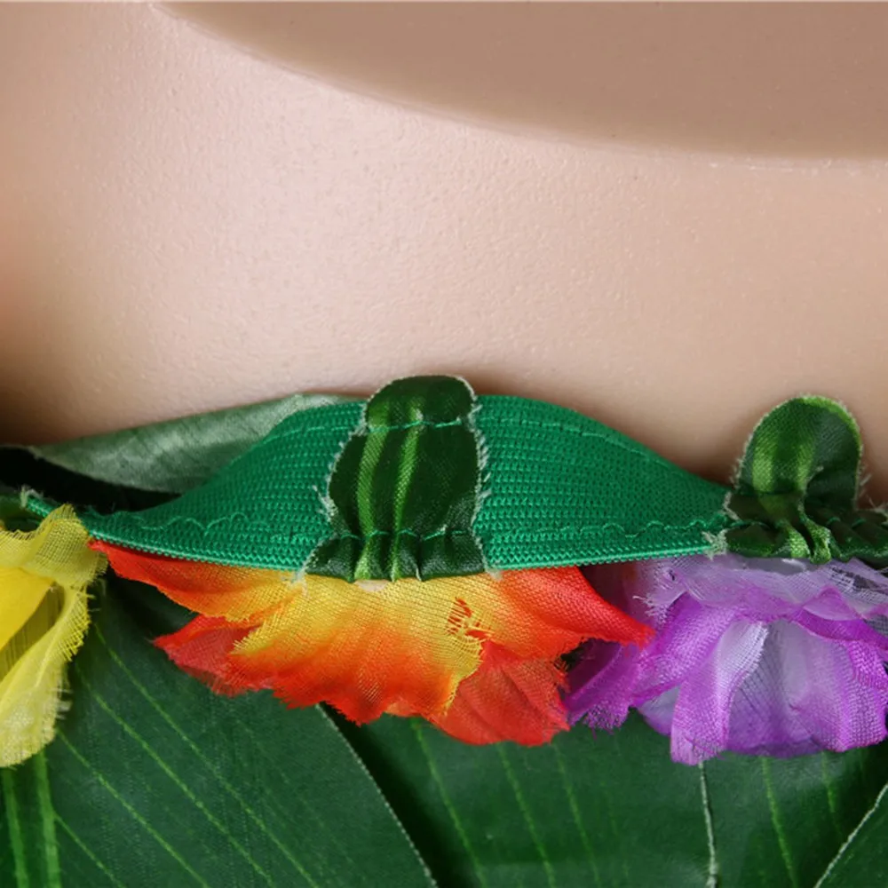 3 размера Гавайская Юбка с пальмовым листом нарядный костюм юбка травой пляжная