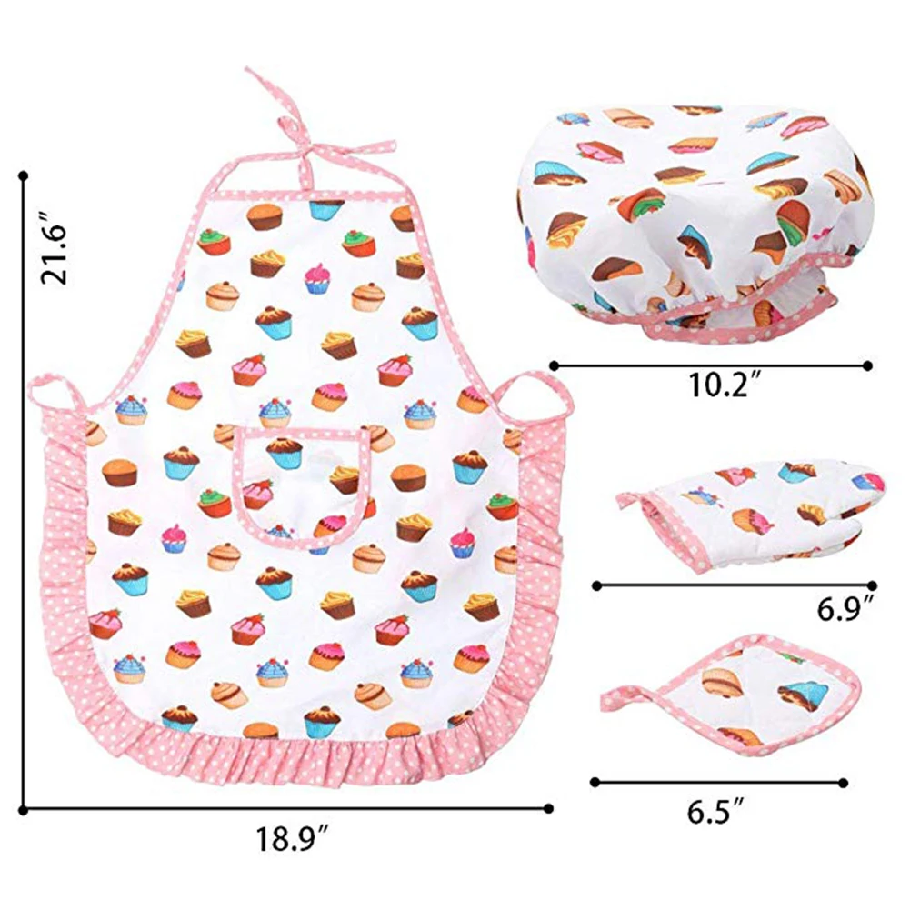 11 шт. детский шеф-повар ролевая игра миниатюрная имитация кухни набор костюмов