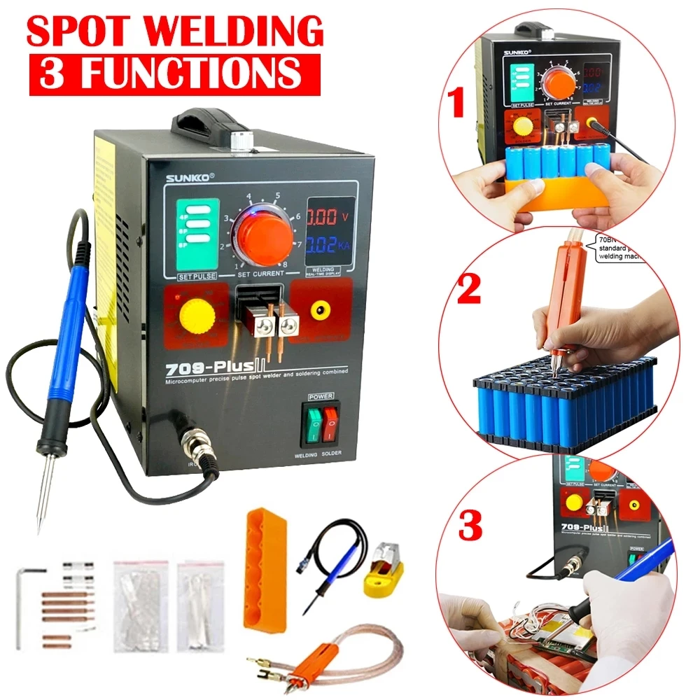 Большая скидка 709 плюс точечная сварка кВт высокомощный импульсный литиевый