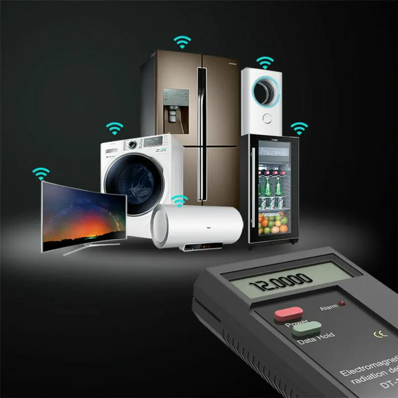 Детектор электромагнитного излучения EMF Ручной цифровой ЖК тестер|Аксессуары