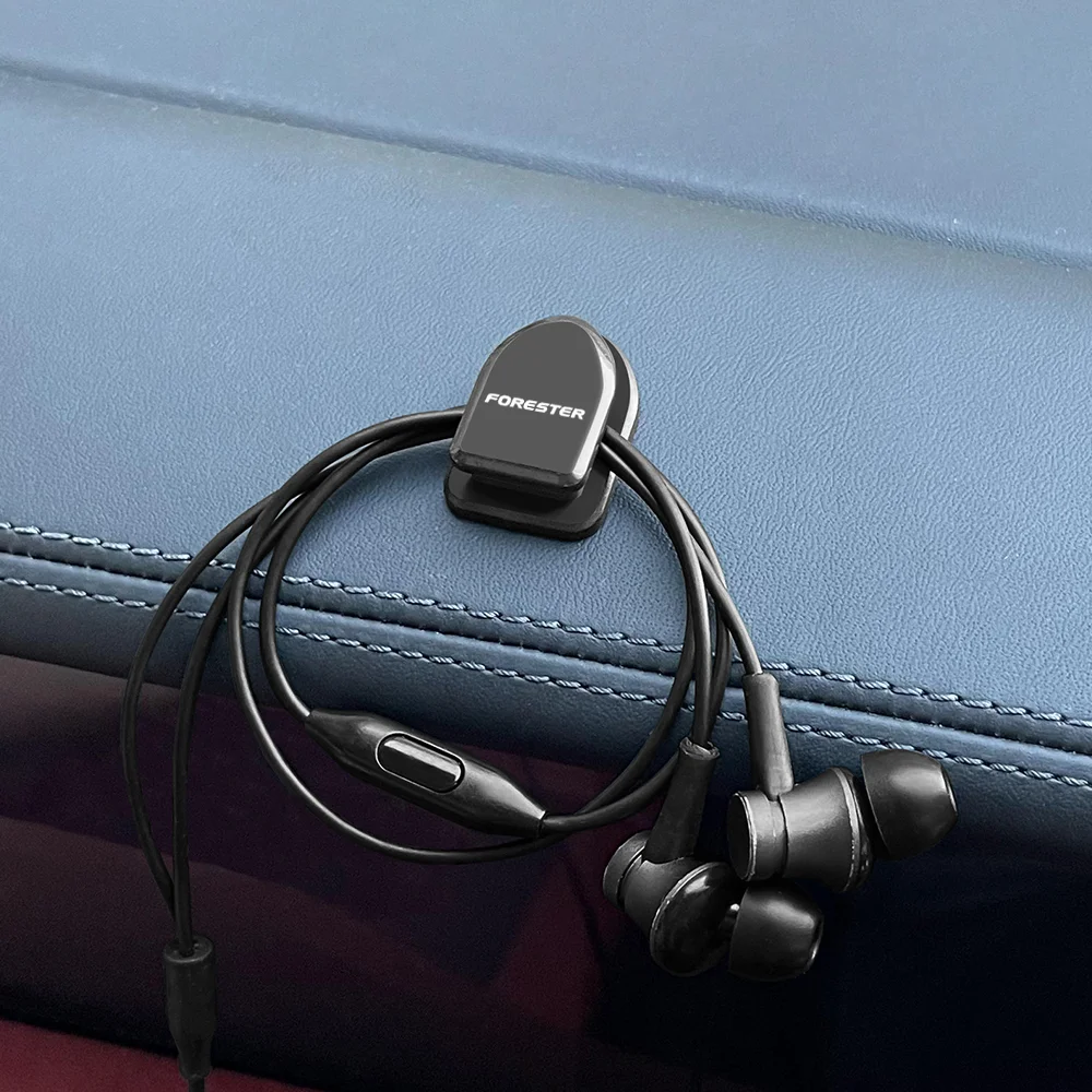 4 шт. мини крючок самоклеящийся USB-кабель для наушников Зажим хранения ключей Subaru