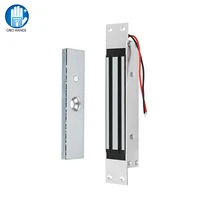 dc12v embedded electric magnetic door lock 180kg350lbs electronic magnet lock for wooden glass framed single door waterproof