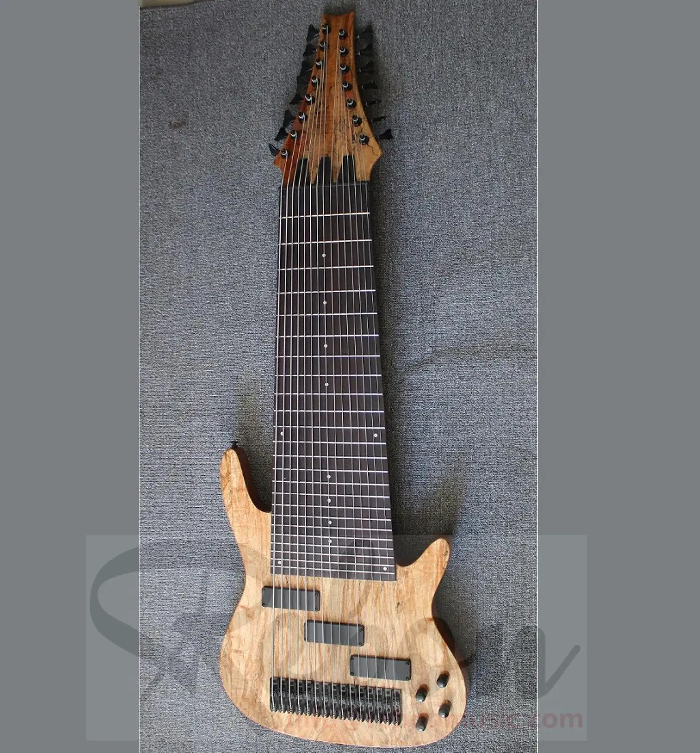 Weifang Rebon 15 струнный шейный корпус для электрической бас-гитары с Spalted Maple | Спорт и