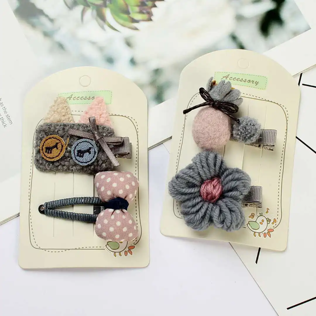 Детская заколка для волос из двух частей Корейская версия маленькой принцессы