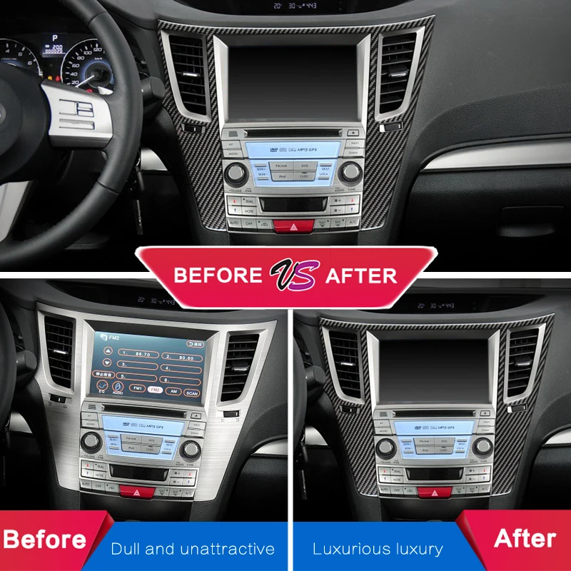 Наклейки для стайлинга автомобиля из углеродного волокна subaru outback Legacy B4