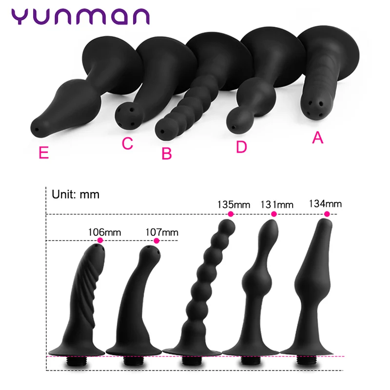 Силиконовая насадка для душа клизмы ректальный шприц здорового анального секса